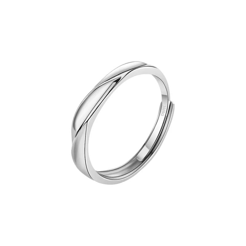 PEAK S925 Silver Ring Pair Unisex-1