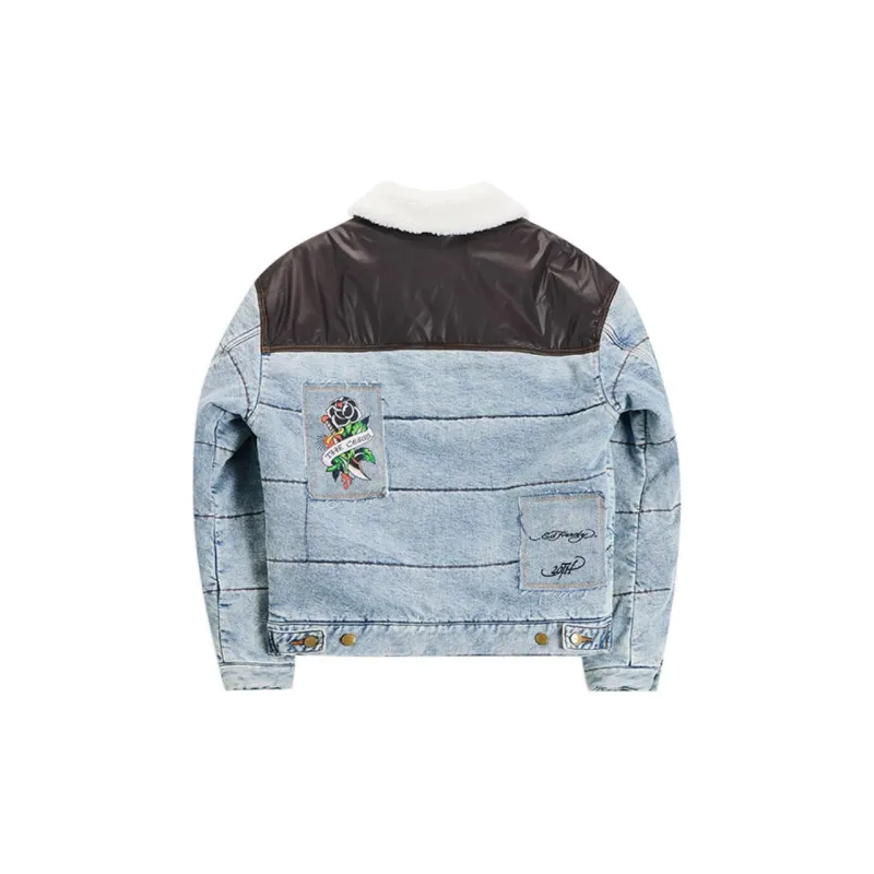 Ed Hardy x BRUNO FW24 Jacket Men's Indigo-1