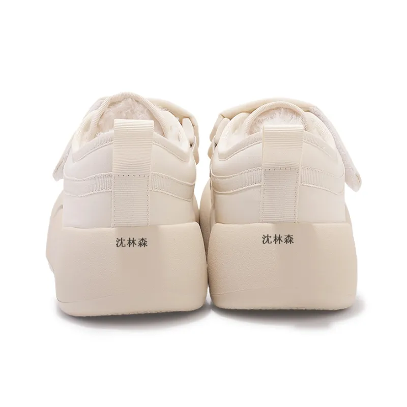 Shen Linsen Cushioning, Slip Resistant, And Abrasion Resistant Low Top Casual Shoes Women's Beige-5