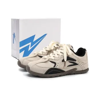 Feiyue Skateboard Shoes Women's Low Top Brown/Khaki