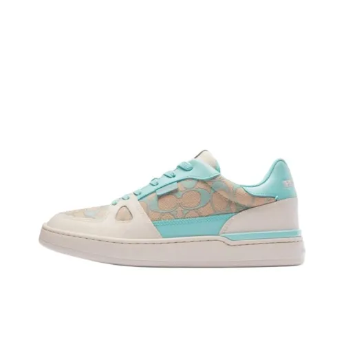COACH Clip Low Top Skateboard Shoes Women's Blue