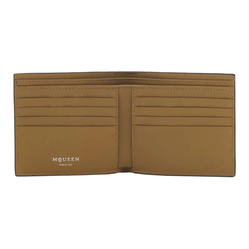 Alexander McQueen Calfskin Wallet Women's Black-1