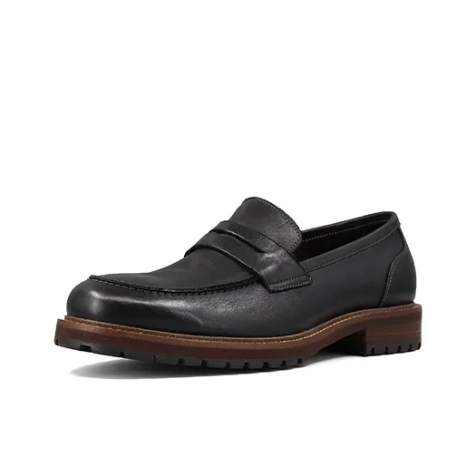 ZSBELLA Dress Shoes Men Low Top Brown-1