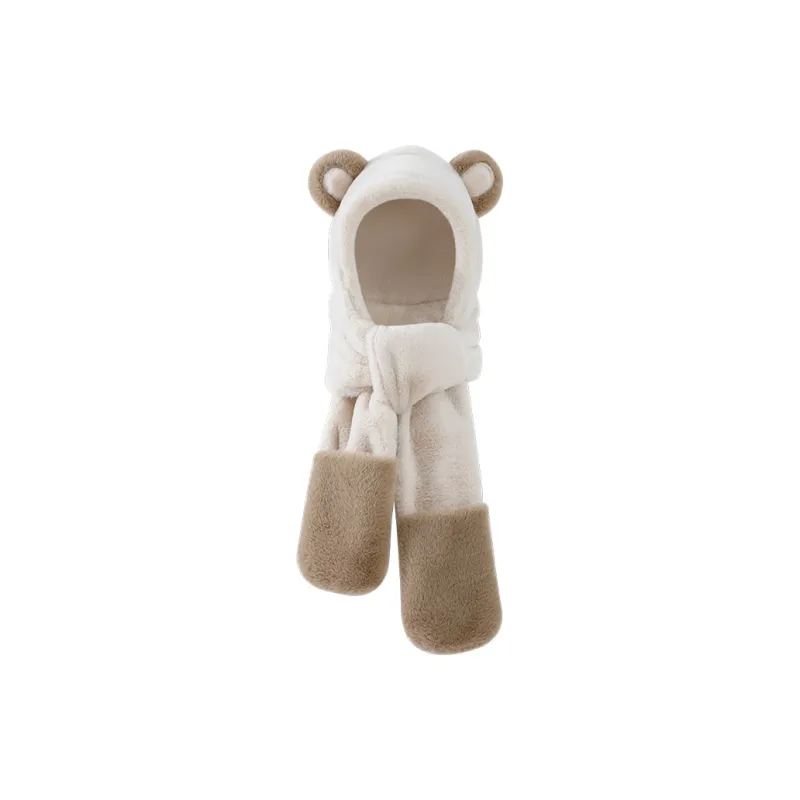 Shizhu Thickened Hoods & Plush Hats Women's-0