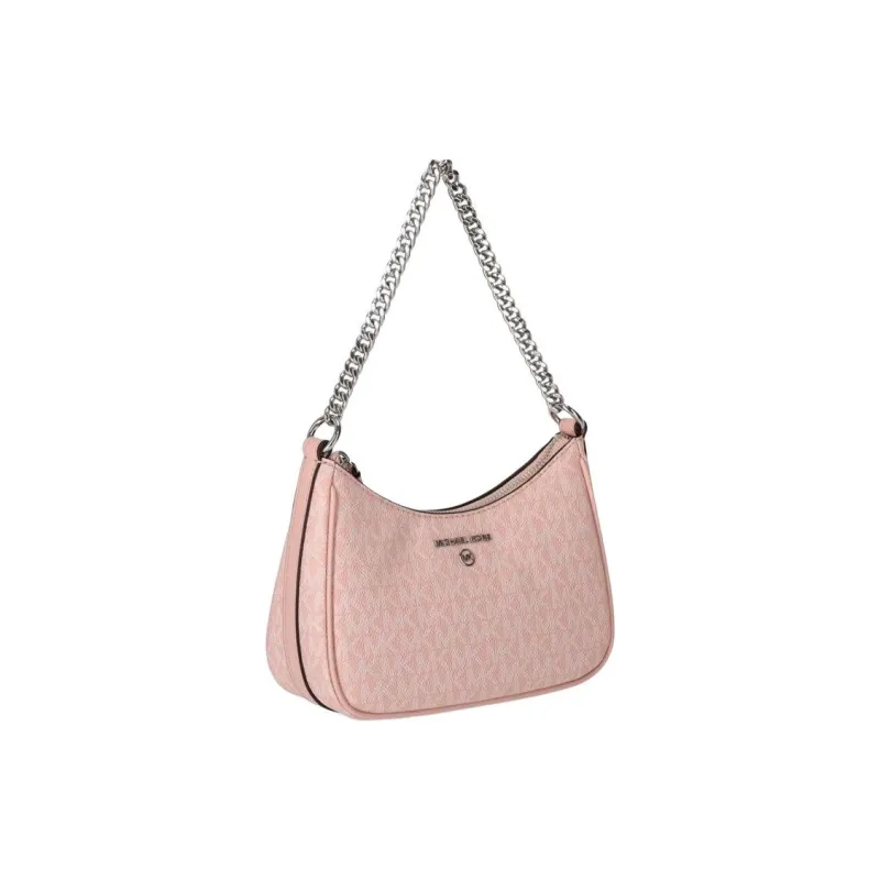 MICHAEL KORS Jet Set Charm Coated Canvas Handbag, Shoulder Bag Trumpets Women's Rose Pink-1
