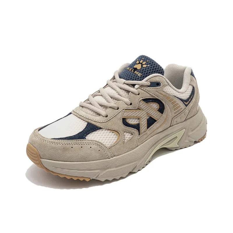 KELME Cushioning, Wear Resistant Low Top Casual Shoes Men's Gray Blue-2