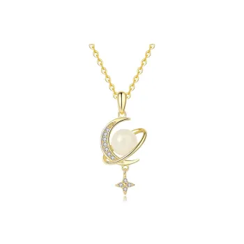 WEITIANXUAN Hetian Jade Necklaces White Jade/Pale Greenish White Jade Unisex