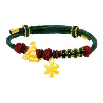 Lao Feng Xiang Gold Bracelet Unisex