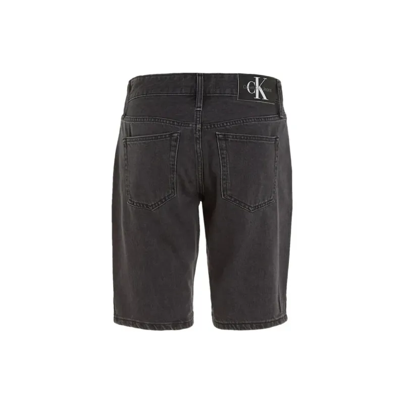 Calvin Klein Logo patch Denim Shorts-1