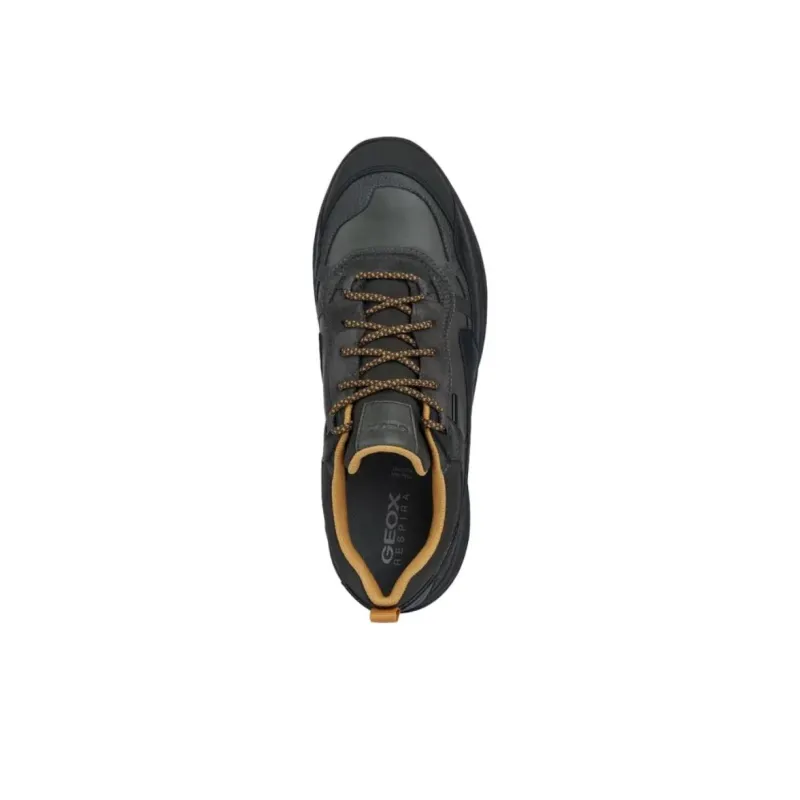 GEOX Terrestre Ab Anti-Slip Wear-Resistant Low-Top Casual Shoes Men's Black-4