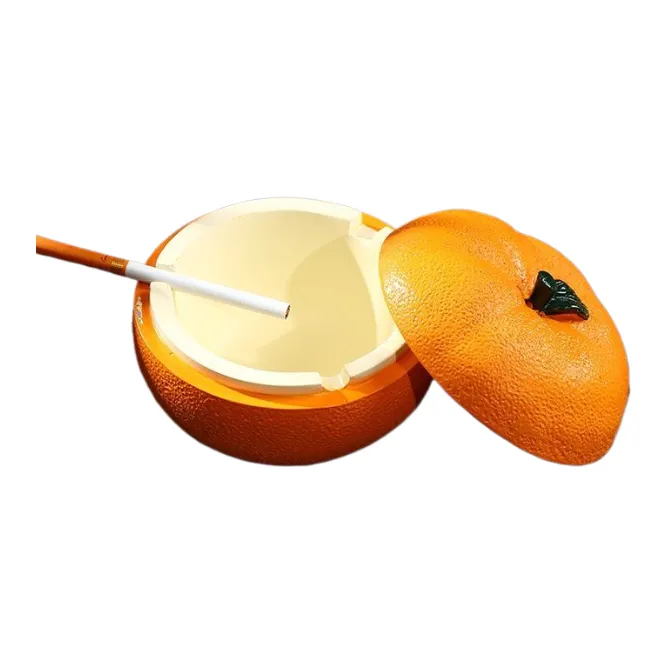 LUXFO Ashtrays Trendy With Lid Home Bedroom Tea Table Minimalist Style Cartoon Ornament-1