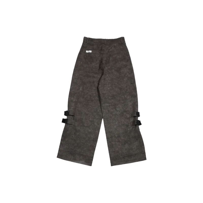 JIKOO Cargo Pants Women's Coffee-1