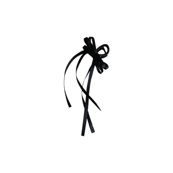 DAN DREAM Acrylic Fabric Hair Clips Women's Black