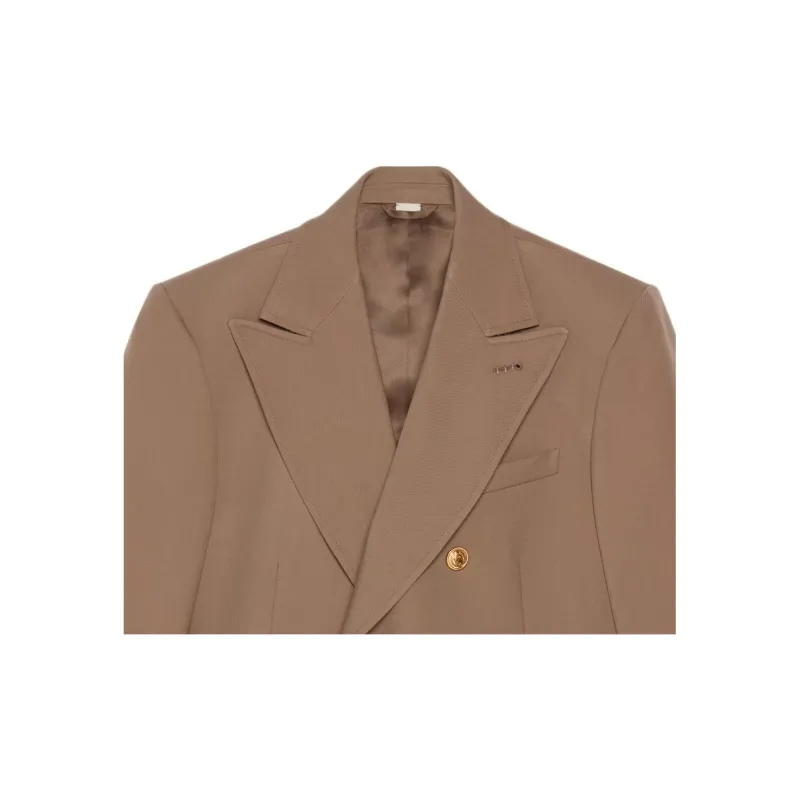 GUCCI Double breasted Wool Jacket-4