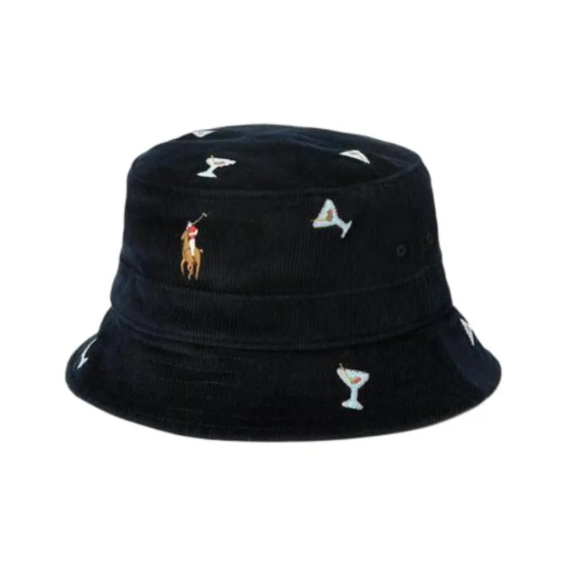 Polo Ralph Lauren Cotton Elastane Blend Bucket Hats Men's Black-0