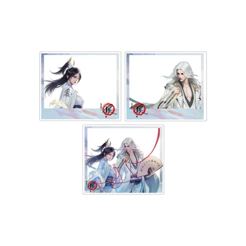 TENGXUNSHIPINCAOCHANGDI Paint The Rogue In The Jianghu Bonded For Life Collection Guanchu Anime Merchandise Badges-7