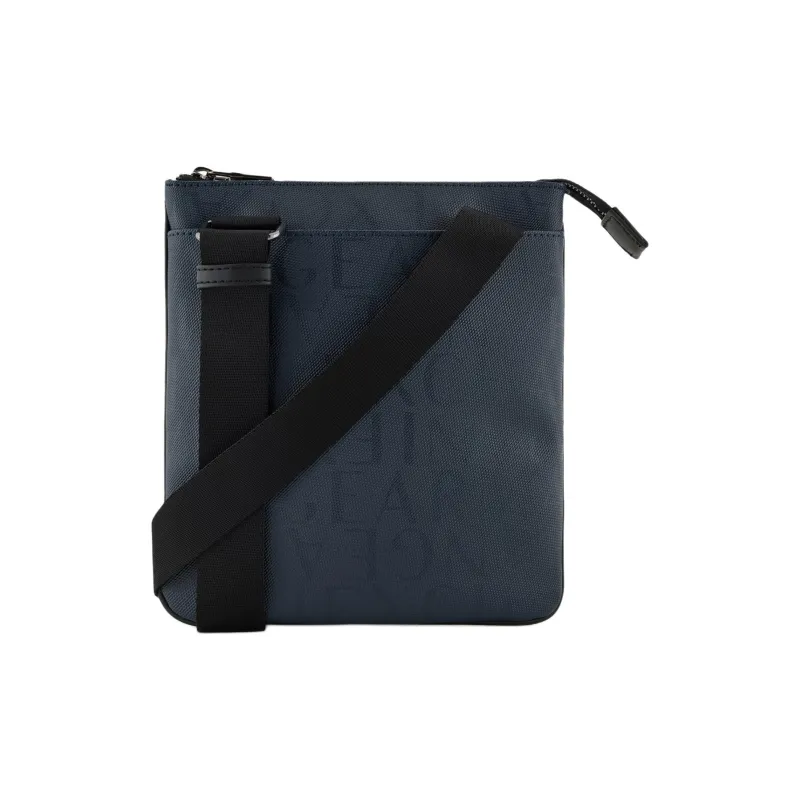 ARMANI EXCHANGEAE Polyester Crossbody Bag, Shoulder Bag Men's Blue-2