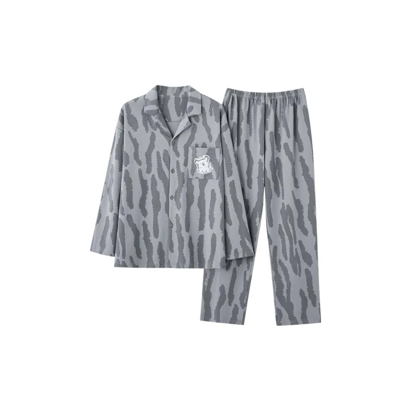 Qiao Ni Tong Pajama Set Men's Image Color-8