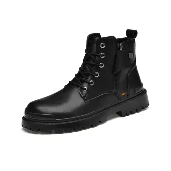 Kuding Martin Boots Men Black