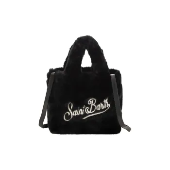 MC2 Saint Barth Logo Embroidered Mini Vanity Tote Bag