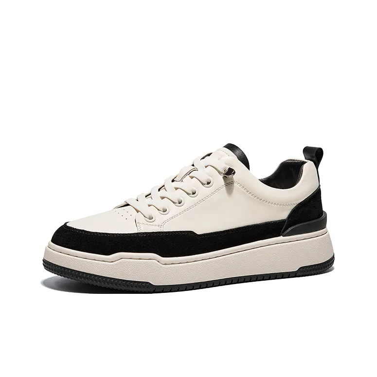 Hautton Jeans Skateboard Shoes Men's White-7