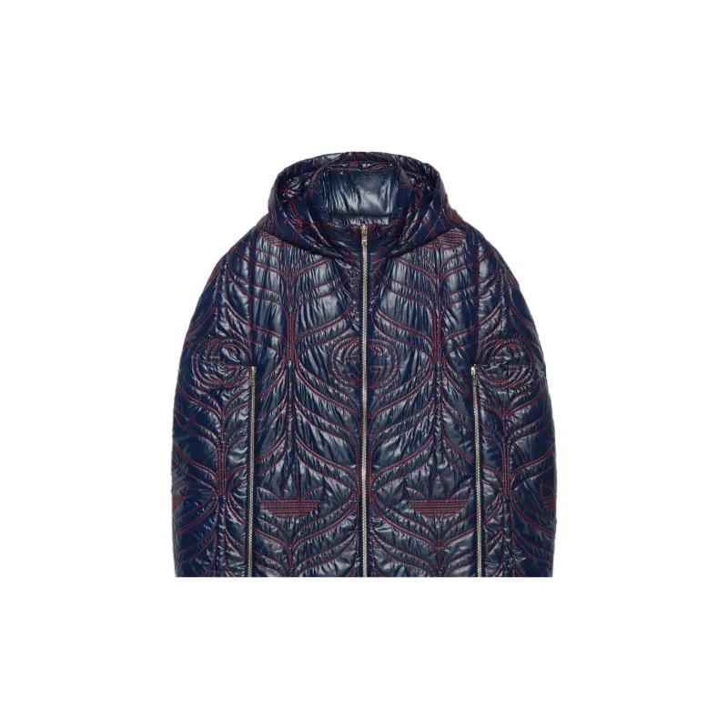 GUCCI Adidas X Gucci Co-branded Series Jacket Women's Dark Blue-4