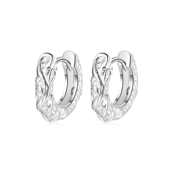 OSSINMI A925 Silver Earrings Unisex-0