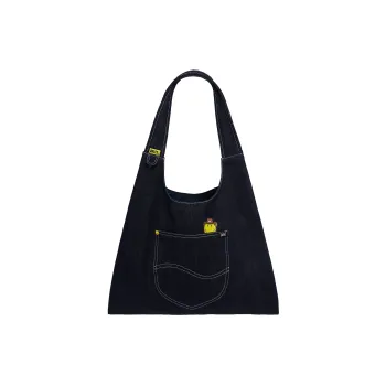 Lee Smiley® Collaboration Smiley Face Bag, Fashion Trend Tote Bag Fabric Tote Regular Unisex Original Denim