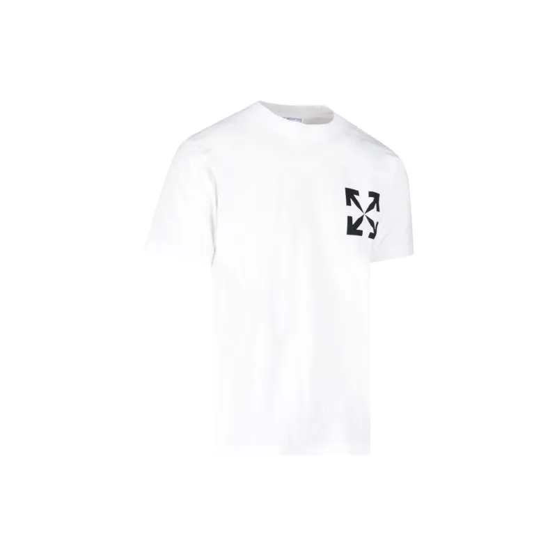 OFF WHITE T Shirts Men White-2