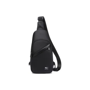 SEPTWOLVES Fabric Sling Bag Regular Men's Black