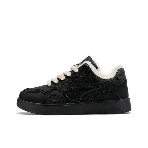 Legaco Chicken Warm Anti Slip And Wear Resistant Low Top Skateboard Shoes Men's Black