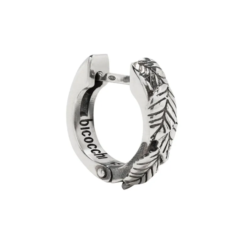 EMANUELE BICOCCHI Leaves Huggie Hoop Earring-0