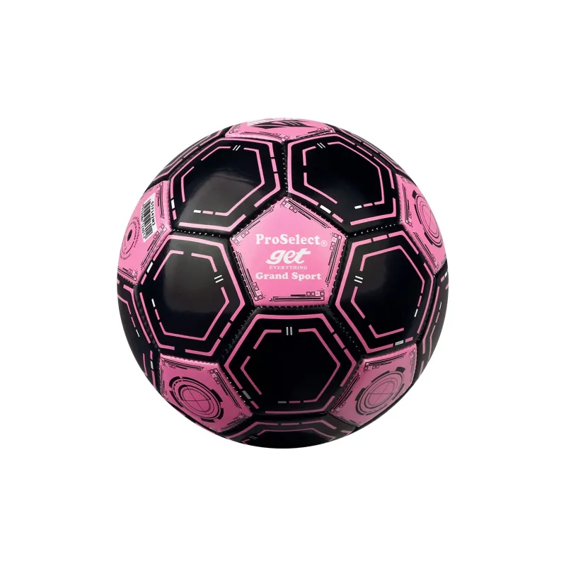 ProSelect 2nd/3rd Soccer PU Machine Stitched Soccer Ball Unisex Black Pink-2