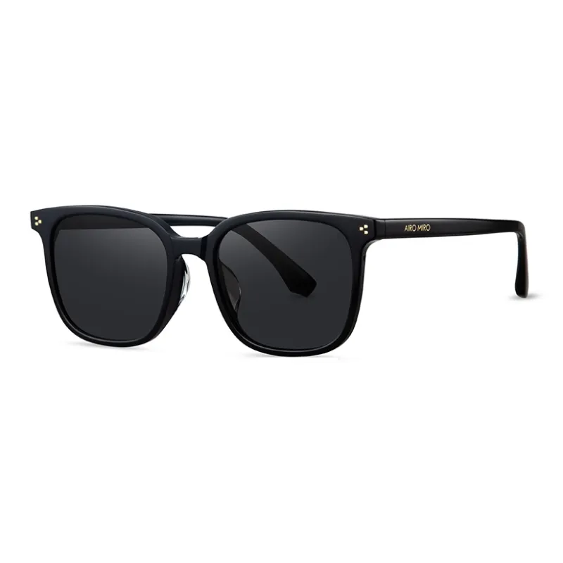 AIRO MIRO Plate Frame Square Sunglasses Unisex Pink-6