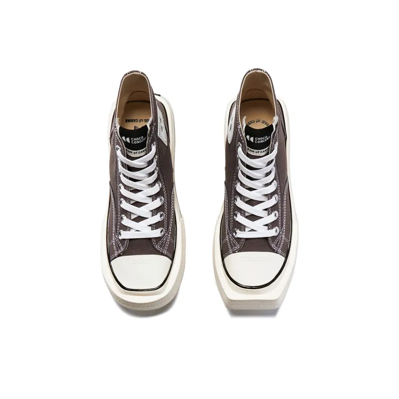 CHOCO CONCERT Canvas Shoes Unisex Brown-4