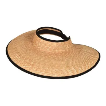 Borsalino Straw Metal Hats & Caps Women's Beige