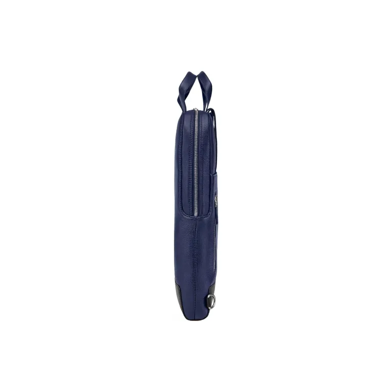 MOLESKINE Grained Cow Leather Backpack Regular Men's Sapphire Blue-1