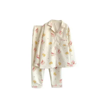 METE WHALE MT Pajama Set Women's Apricot