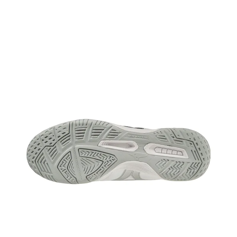 Mizuno IC/IN Anti-Slip Wear-Resistant Soccer Shoes Unisex White-4