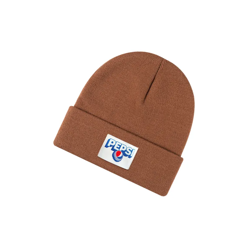 Pepsi Acrylic Beanies Unisex Black Caramel-7