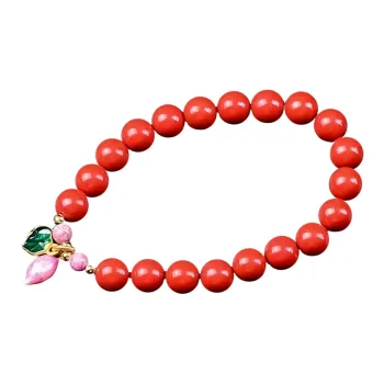 Stone On The Line Cinnabar Bracelets Women's