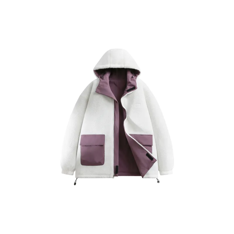 FASTFISH Puffer Jacket Unisex Purple-2