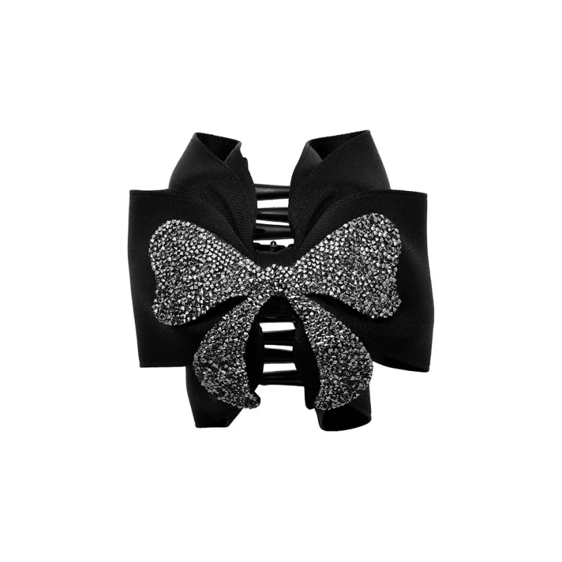 ROYALSASA Polyester Faux Crystal Hair Claw Clip Headpiece Women's-0
