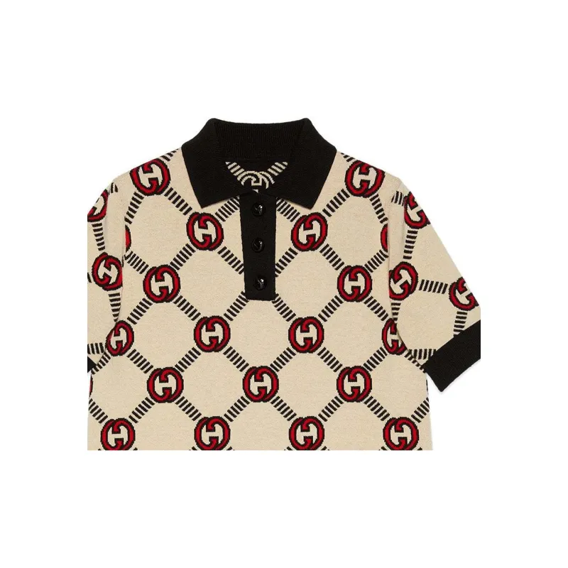 GUCCI SS23 Short Sleeved Dresses Women's Ecru-4