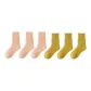 6 Pack-Flesh Pink 3+Light Yellow 3
