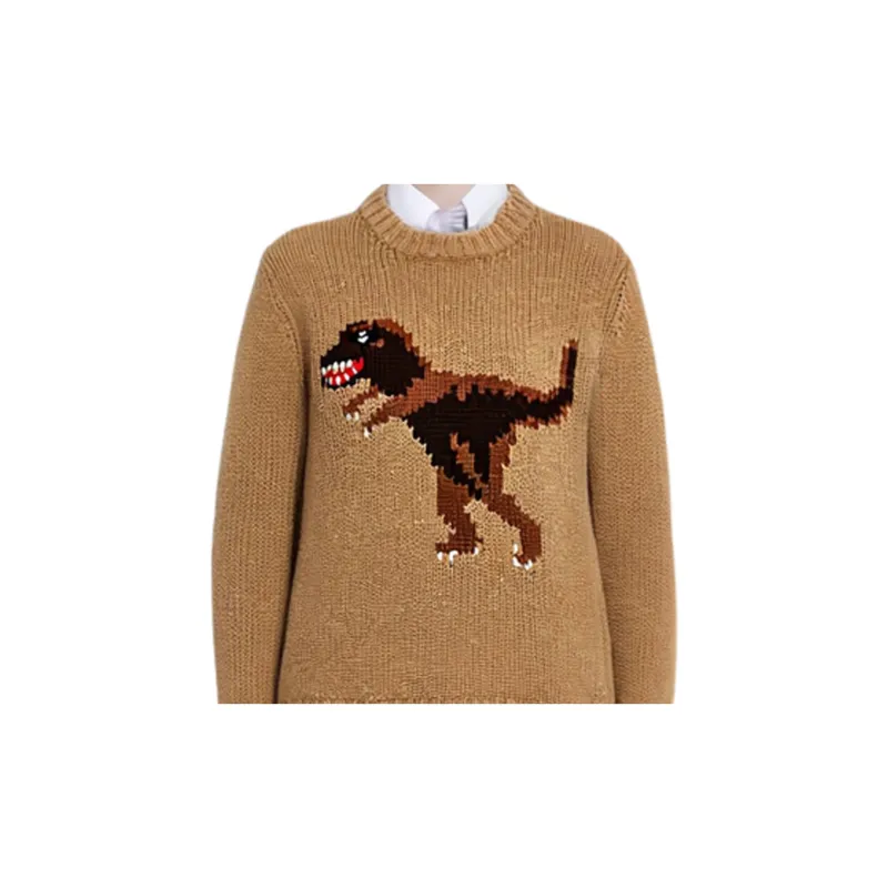 COACH Rexy Sweaters Unisex Camel-5