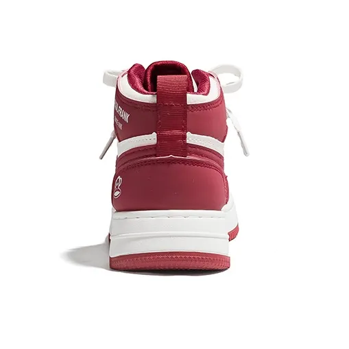 PAUL FRANK High Top Skateboard Shoes Unisex Rusty Red-3