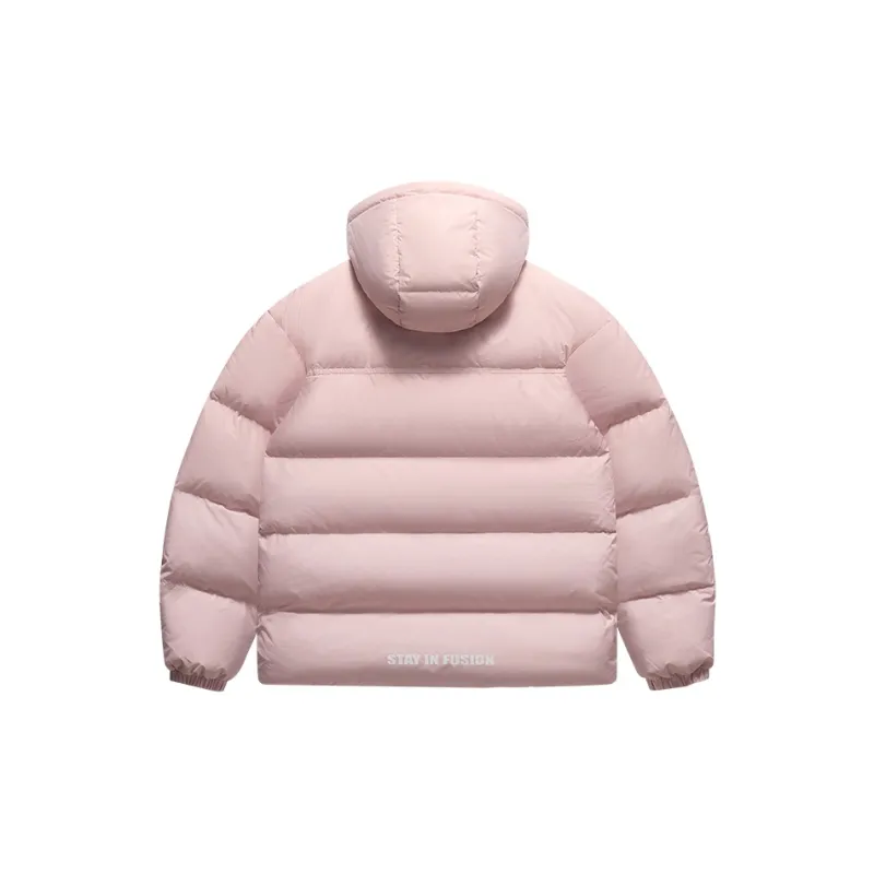 FILA FUSION Down Jacket Unisex Red Pink-1