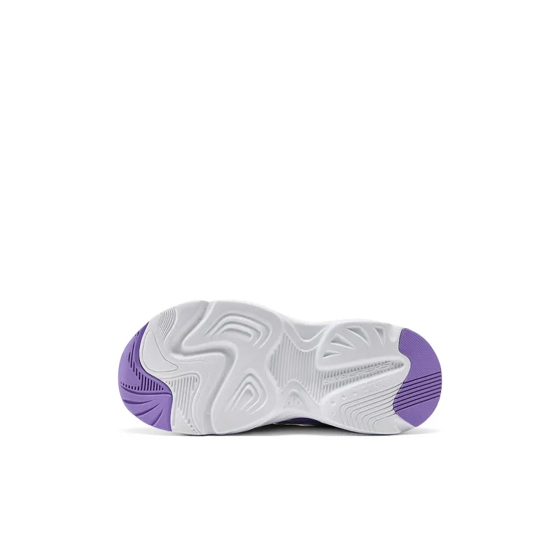 Skechers SKECHERS GIRLS Anti Slip And Wear Resistant Warm Low Top Kids Lifestyle Shoes White Purple Kids'-4
