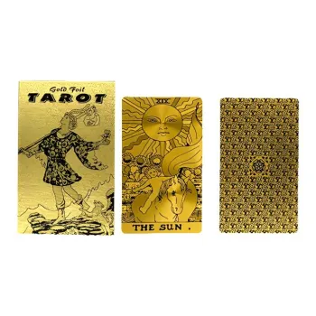 Imono Grass Beginner Entry Level Classic Tarot Waterproof Laser Card Collectible Card Toy Merch Card Board Games